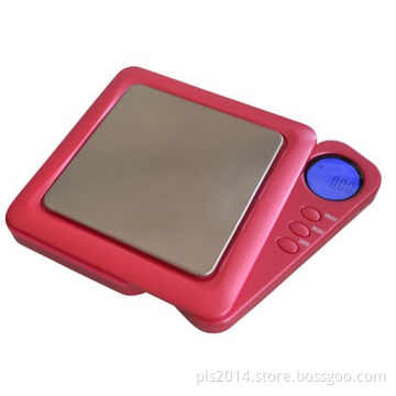 Fashion 200*0.01g Pocket Scale with Foldable LCD Design